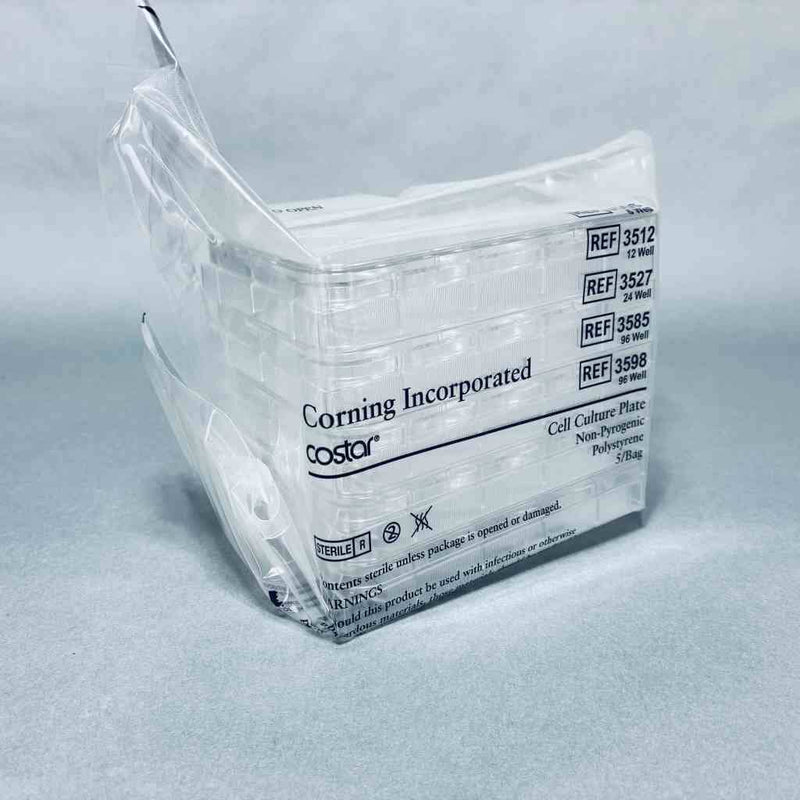 Corning Cell Culture Plate 12 Well Clear Sterile TC-Treated Case of 100 Plates Petri Dishes/Culture Plates Corning