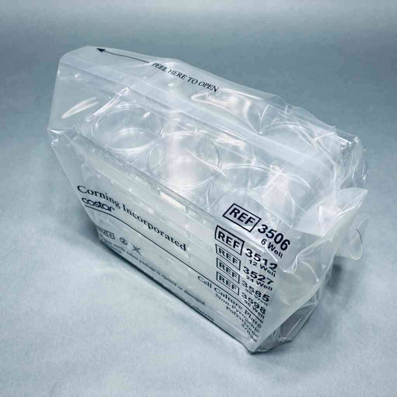 Corning Cell Culture Plate 6-Well TC Treated Case of 100 Plates Petri Dishes/Culture Plates Corning