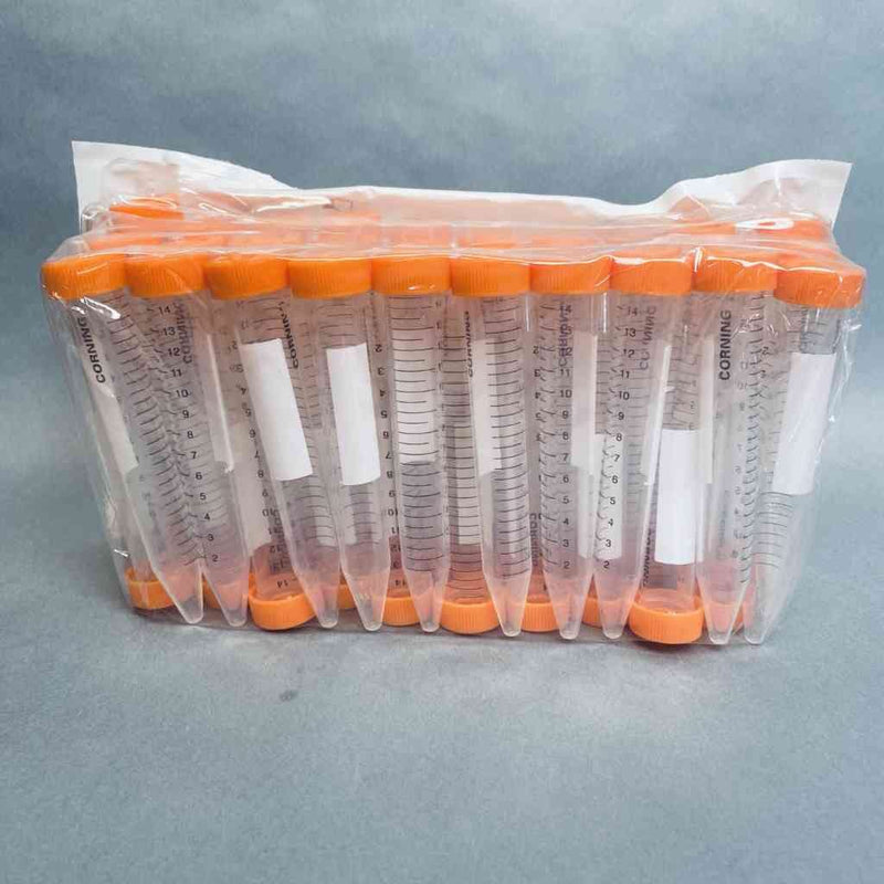Corning Centrifuge Tube 15 ml Plug Seal Cap Polypropylene Case of 500 Tubes Centrifuge Tubes Corning