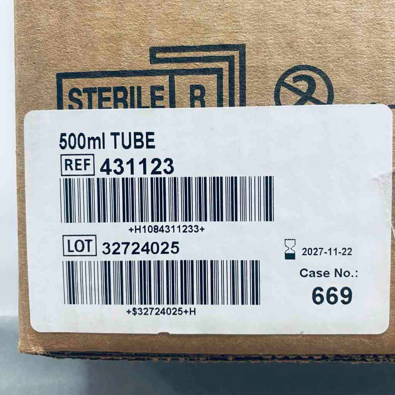 Corning Centrifuge Tube 500 ml Conical Bottom Polypropylene Case of 36 Tubes Centrifuge Tubes Corning