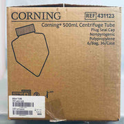 Corning Centrifuge Tube 500 ml Conical Bottom Polypropylene Case of 36 Tubes Centrifuge Tubes Corning