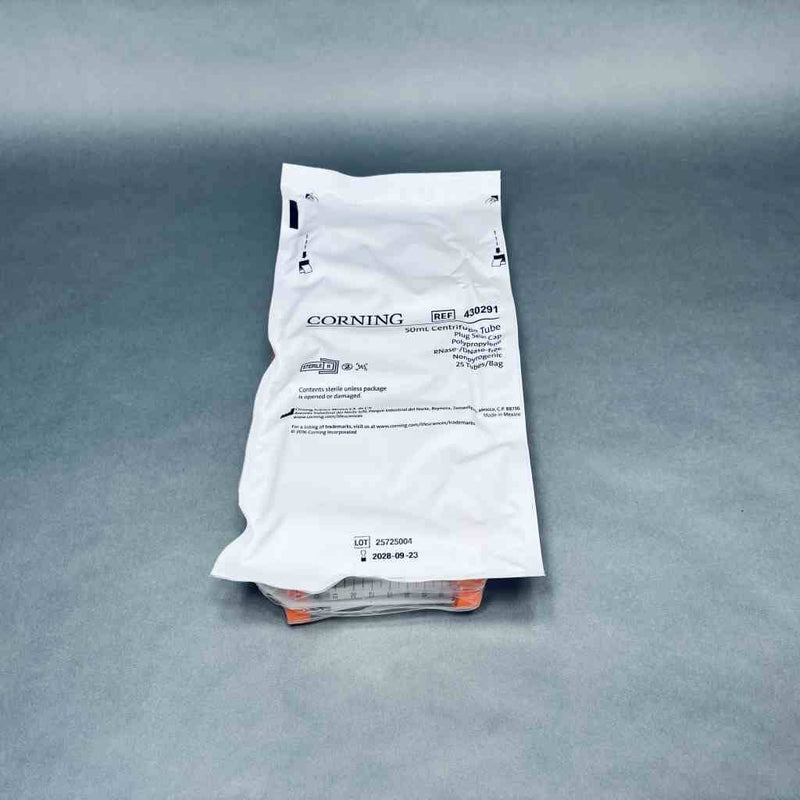 Corning Centrifuge Tubes 50 ml Plug Seal Cap Sterile Case of 500 Tubes Lab Consumables::Tubes, Vials, and Flasks Corning