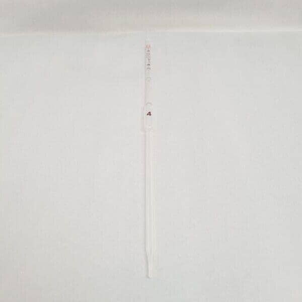 Corning Certified Volumetric Pipet 4 ml TD Grade A 37 cm Red Total of 12 Pipettes Pipettes Corning