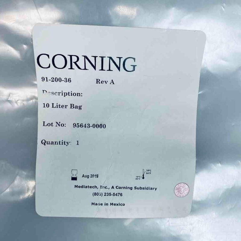 Corning Collection Container 10 L EVA Film with 3 Ports Other Corning