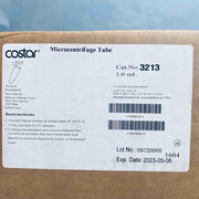 Corning Costar Microcentrifuge Tube 2 ml Case of 1000 Tubes Centrifuge Tubes Corning