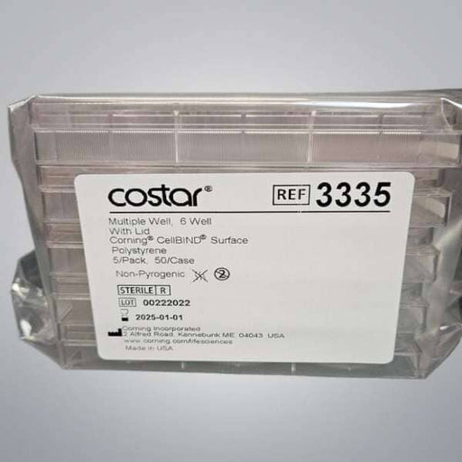 Corning Costar Microplate with Lid 6 Well CellBIND Case of 50 Plates Lab Consumables::Storage and Culture Plates Corning