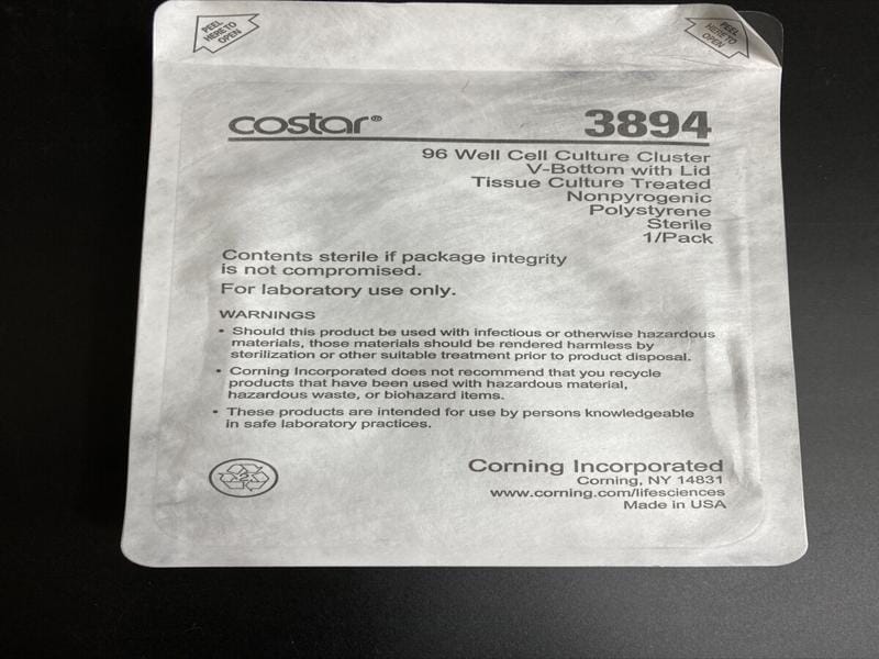 Corning 3894 Costar Microplate 96 Well PS Sealed Case (50 Plates