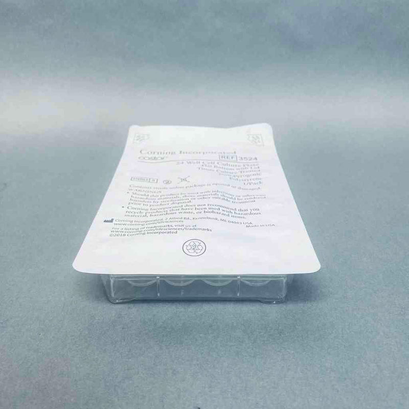 Corning Costar TC-Treated 24 Well Microplate Flat Bottom Sterile Case of 100 Plates Petri Dishes/Culture Plates Corning