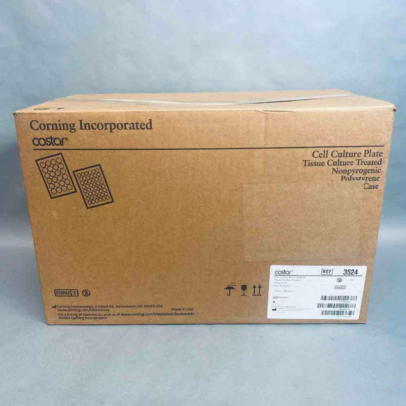 Corning Costar TC-Treated 24 Well Microplate Flat Bottom Sterile Case of 100 Plates Petri Dishes/Culture Plates Corning