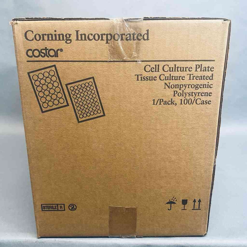 Corning Costar TC-Treated 24 Well Microplate Flat Bottom Sterile Case of 100 Plates Petri Dishes/Culture Plates Corning