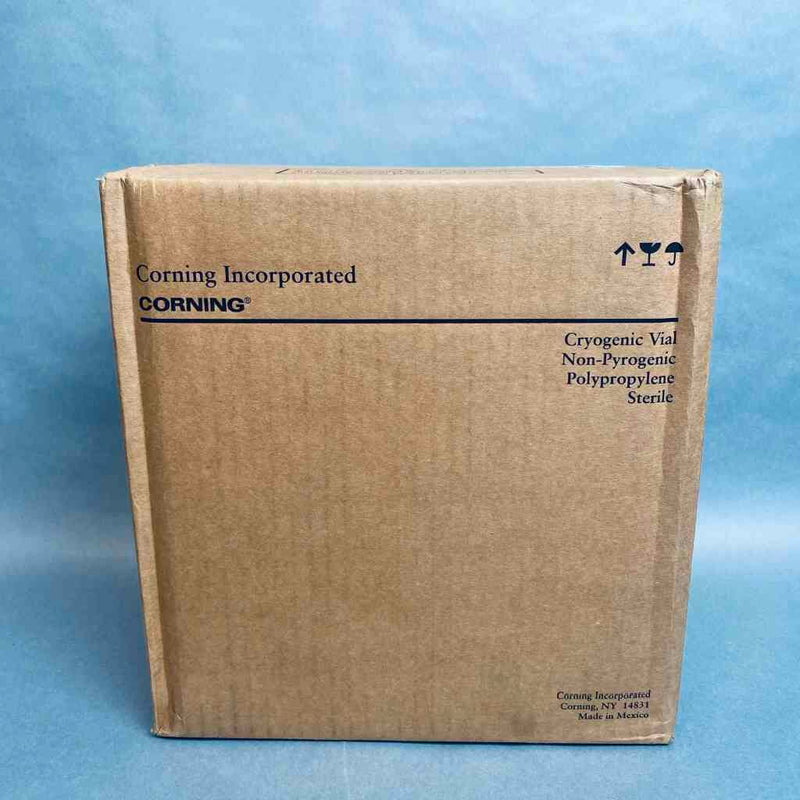 Corning Cryogenic Vial 5 mL Internal Thread Round Bottom Self Standing Case of 500 Vials Vials Corning