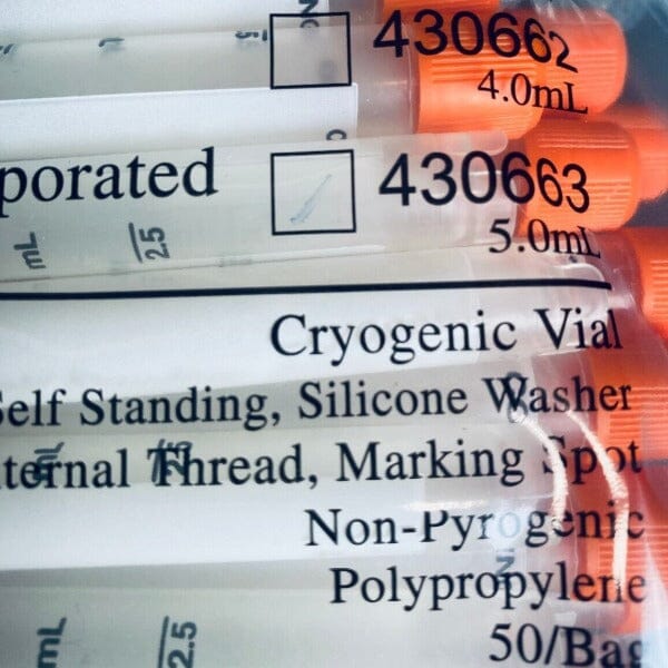 Corning Cryotube Vial 5 ml PP 5 Packs 50 Tubes Each Lab Consumables::Tubes, Vials, and Flasks Corning