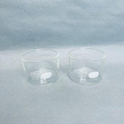 Corning Crystalizing Dish 180 ml Pyrex 70 x 50 mm with Heavy Duty Rim 2 Dishes Petri Dishes/Culture Plates Corning