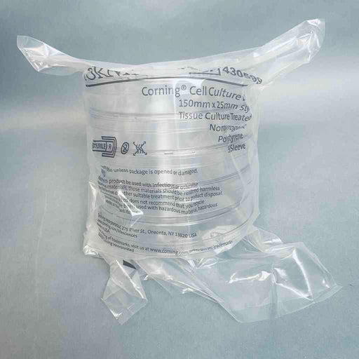 Corning Culture Dishes with Lids 150 x 25 mm Sterile Case of 60 Dishes Petri Dishes/Culture Plates Corning