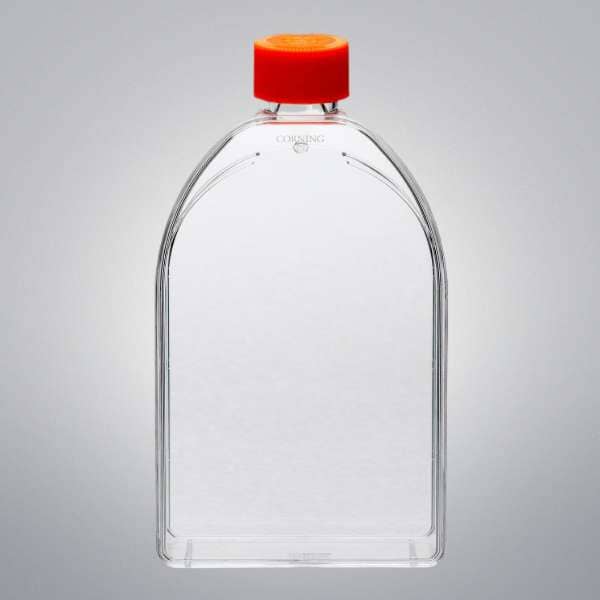 U Flask Corning Culture Flask 150cm U-Shaped Canted Neck with Vent Cap — Life ...