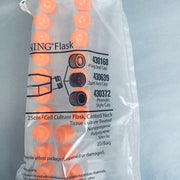 Corning Culture Flask 25 cm² Rectangular Canted Neck with Vent Cap Total of 40 Flasks Lab Flasks Corning