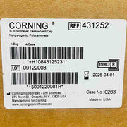 Corning Culture Flask 3L Vented Cap Erlenmeyer Fernbach Sterile Case of 4 Lab Culture Flask Corning