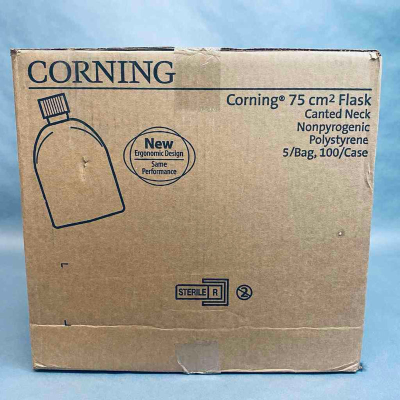 Corning Culture Flask 75 cm2 Vented Cap Non Treated Case of 100 Flasks Lab Culture Flask Corning
