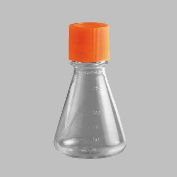 Corning Culture Flask with Vent Cap Baffled 250 ml Case of 50 Flasks Lab Consumables::Tubes, Vials, and Flasks Corning