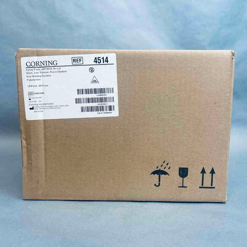 Corning Culture Microplate 384 Well Black Low Volume Round Bottom Sealed Case of 50 Plates Petri Dishes/Culture Plates Corning