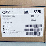 Corning Culture Microplate with Lid 24 Well 3.4 ml Individually Sealed Case of 50 Plates Petri Dishes/Culture Plates Corning