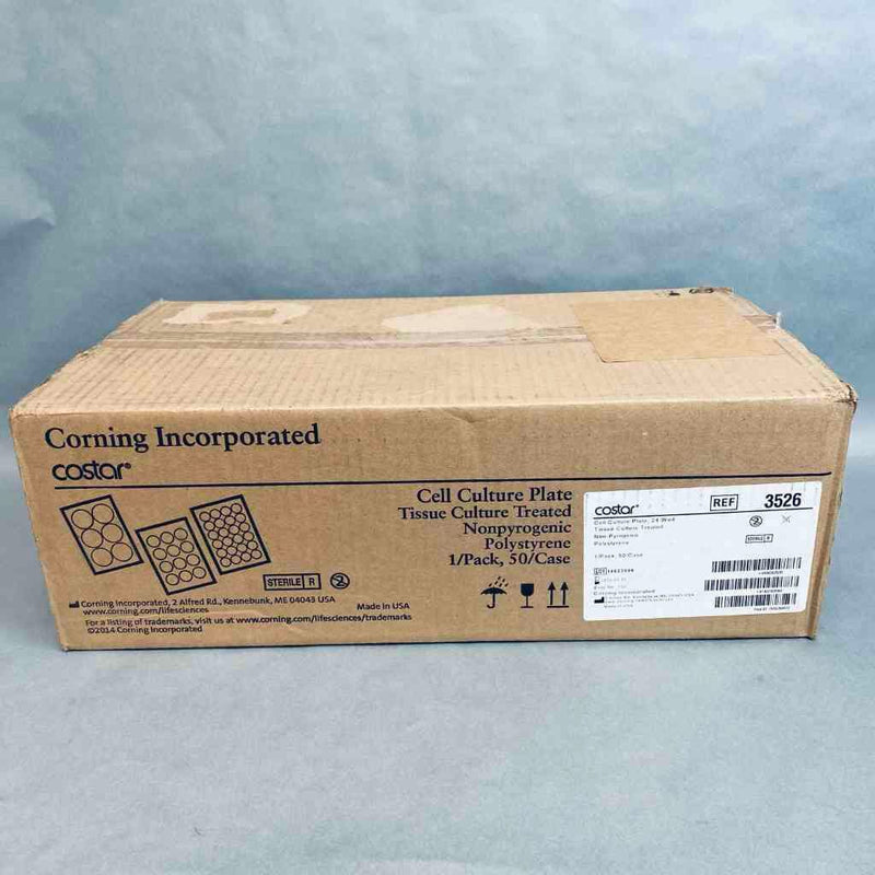 Corning Culture Microplate with Lid 24 Well 3.4 ml Individually Sealed Case of 50 Plates Petri Dishes/Culture Plates Corning
