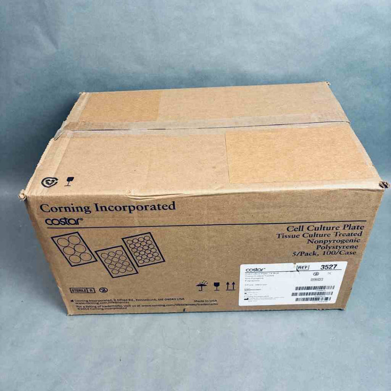Corning Culture Microplate with Lid 24 Well TC Treated Sealed Polystyrene Case of 100 Plates Centrifuge Tubes Corning