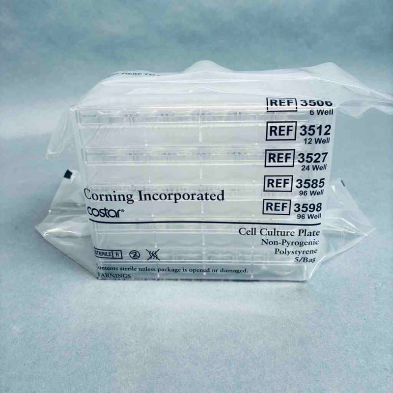 Corning Culture Microplate with Lid 24 Well TC Treated Sealed Polystyrene Case of 100 Plates Centrifuge Tubes Corning