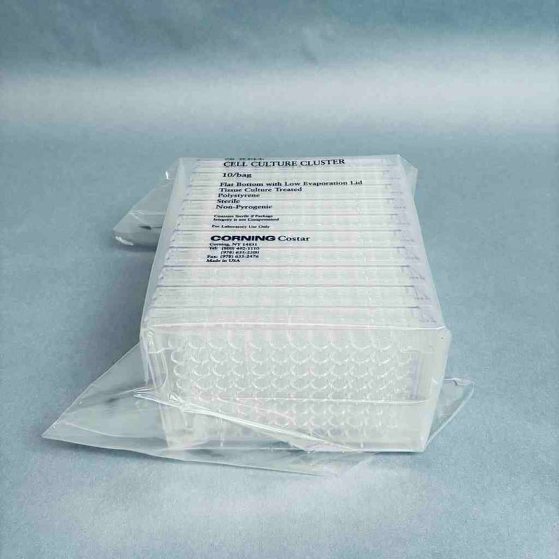 Corning Culture Microplate with Lid 96 Well Treated Polystyrene Case of 50 Plates Microplates Corning