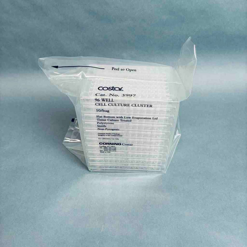 Corning Culture Microplate with Lid 96 Well Treated Polystyrene Case of 50 Plates Microplates Corning