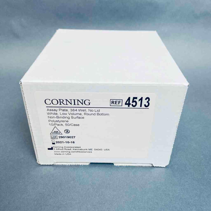 Corning Culture Plates 384 Well Low Volume Round Bottom Sealed Case of 50 Plates Petri Dishes/Culture Plates Corning