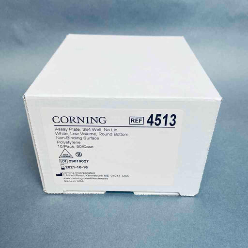 Corning Culture Plates 384 Well Low Volume Round Bottom Sealed Case of 50 Plates Petri Dishes/Culture Plates Corning