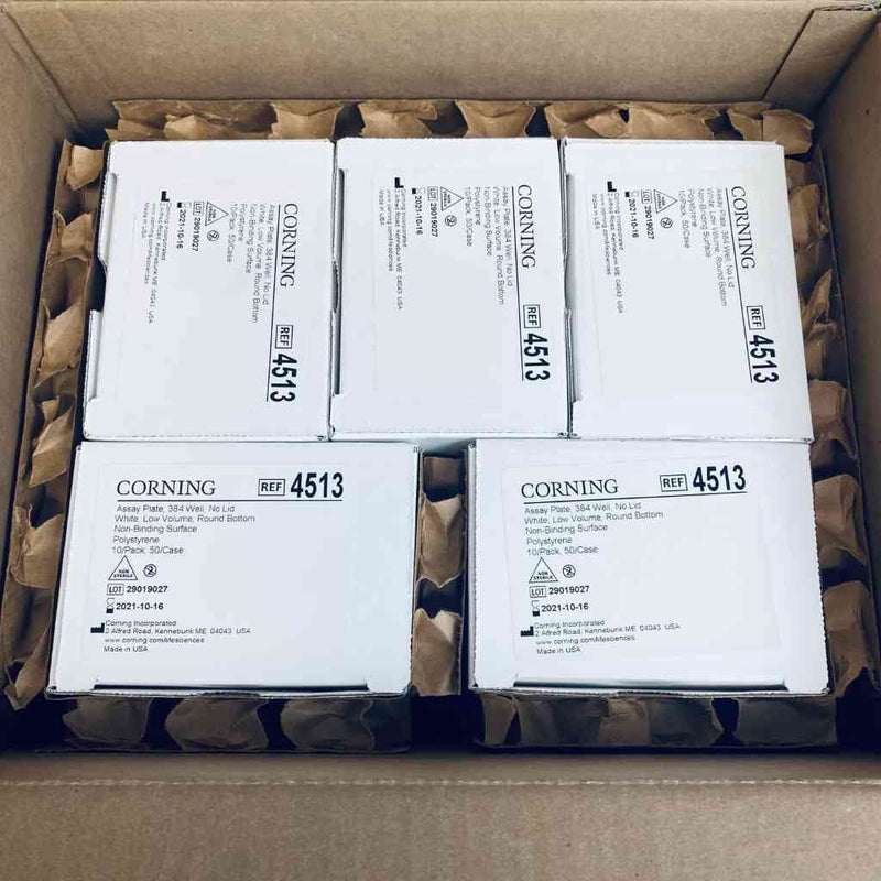 Corning Culture Plates 384 Well Low Volume Round Bottom Sealed Case of 50 Plates Petri Dishes/Culture Plates Corning