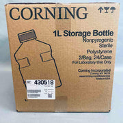 Corning Easy Grip Storage Bottle 1 L Polystyrene Plug Seal Cap Case of 24 Bottles Bottles Corning