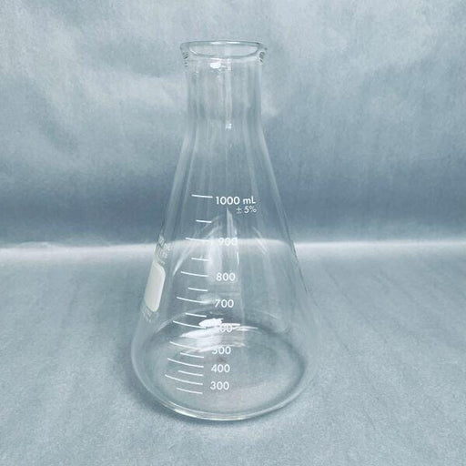 Corning Erlenmeyer Flask 1000 ml with Heavy Duty Rim Total of 4 Flasks Glassware Corning