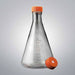 Corning Erlenmeyer Flask 2L with Vent Cap Baffled Polycarbonate Case of 6 Flasks Lab Consumables::Tubes, Vials, and Flasks Corning