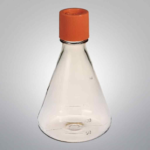 Corning Erlenmeyer Flask 500 ml with Vent Cap PC Case of 25 Flasks Lab Culture Flask Corning