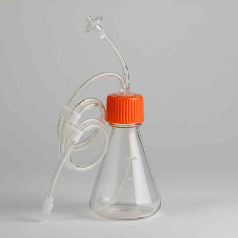 Corning Erlenmeyer Flask with Diptube and Accessories 250 ml Case of 4 Flasks Lab Flasks Corning