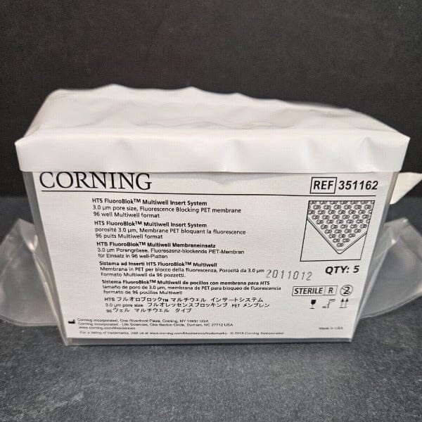 Corning Filter Microplate FluoroBlok 96 Well 3 um PET Pack of 5 Filter Plates Filters Corning