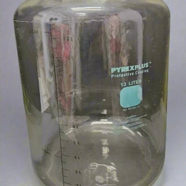 Corning Glass Pyrex Plus 13 L Solution Bottle with Tooled Neck Other Corning