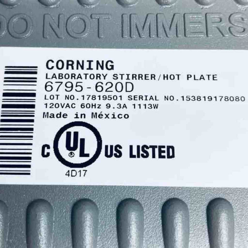 Corning Laboratory Magnetic Stirrer Heavy Duty Digital 10 x 10 in. Model PC-620D Magnetic Stirrers & Hotplate Stirrers Corning