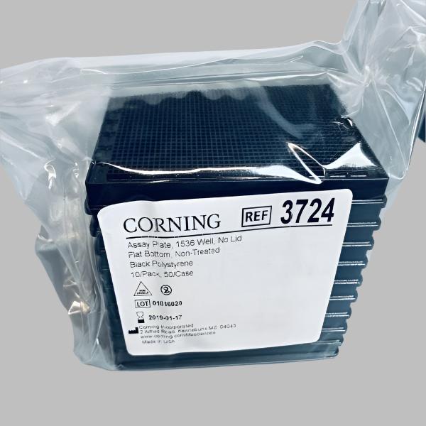 Corning Microplate 1536 Well Black Total of 20 Plates Lab Consumables::Storage and Culture Plates Corning