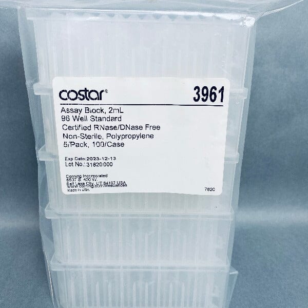 Corning Microplate 2 ml 96 Well Deep Well Total of 50 Plates Lab Consumables::Storage and Culture Plates Corning