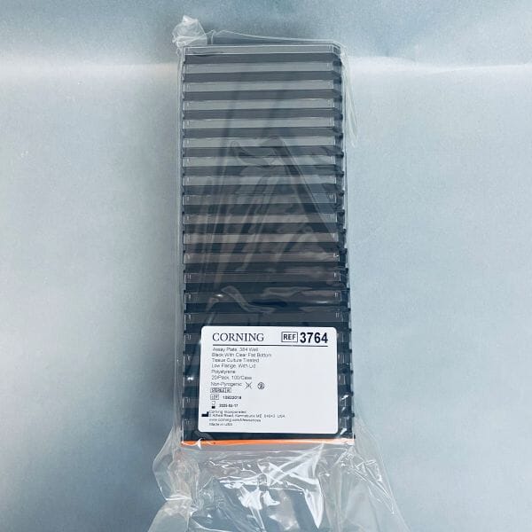 Corning Microplate 384 Well Clear Bottom Sealed Pack of 20 Plates Microplates Corning
