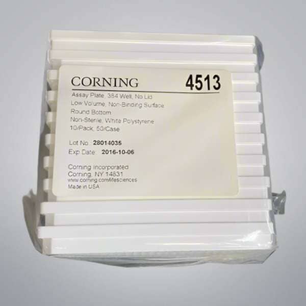 Corning Microplate 384 Well Round Bottom 10 Plates Petri Dishes/Culture Plates Corning