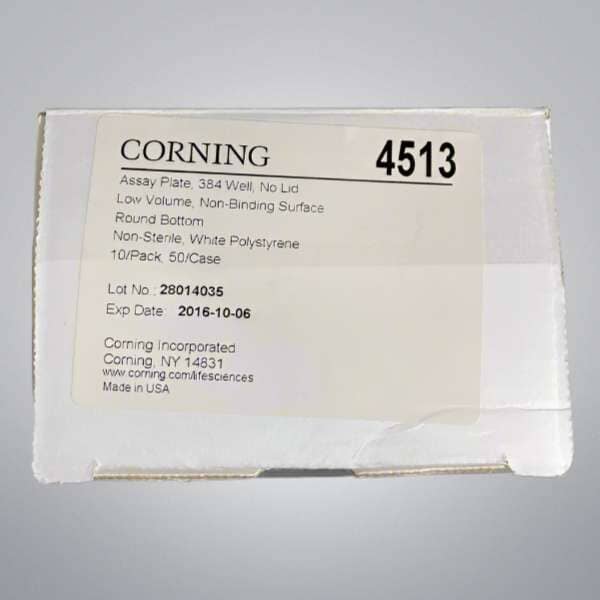 Corning Microplate 384 Well Round Bottom 10 Plates Petri Dishes/Culture Plates Corning