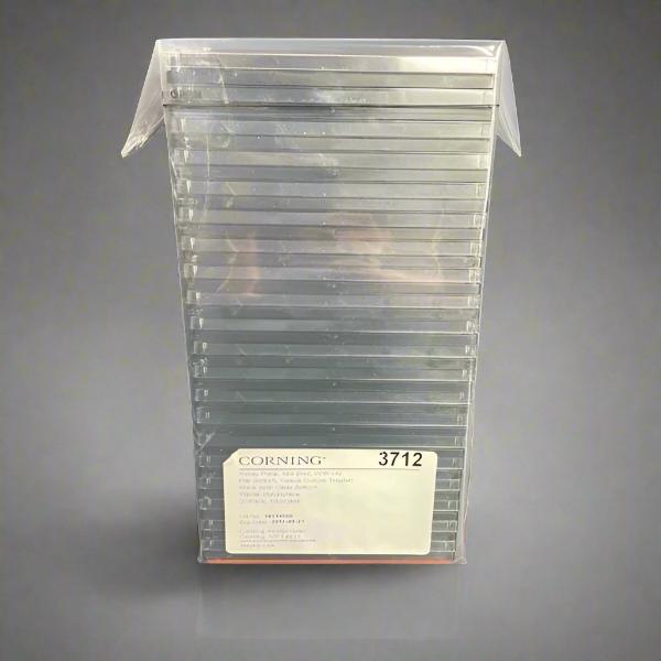 Corning Microplate 384 Well with Lid PS Flat Bottom 20 Plates Lab Consumables::Storage and Culture Plates Corning