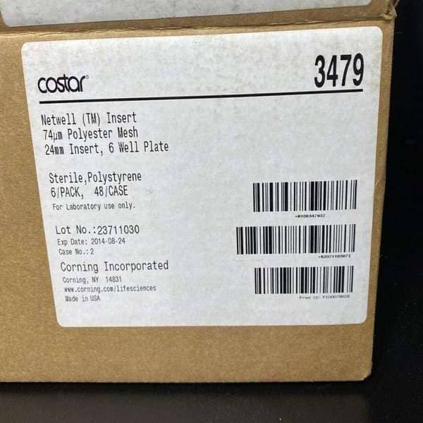 Corning Microplate 6 Well Case of 8 Plates with 6 Inserts Each Lab Consumables::Storage and Culture Plates Corning