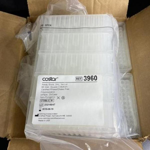 Corning Microplate 96 Well 2 ml Deep Well Sealed 25 Plates Lab Consumables::Storage and Culture Plates Corning