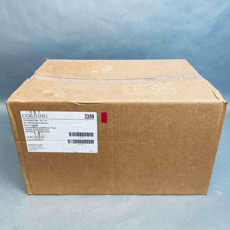 Corning Microplate 96 Well 330 ul Sterile Polypropylene Case of 100 Plates Petri Dishes/Culture Plates Corning